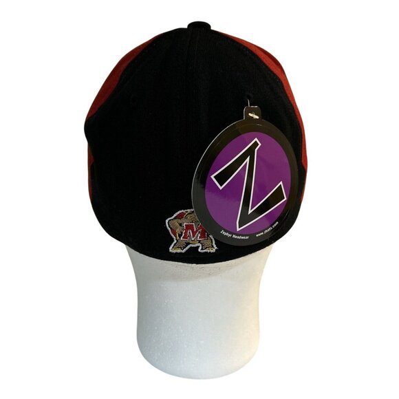 Maryland Terrapins Terps Stretch L Hat Curved Brim New Zephyr NCAA New - Picture 5 of 8